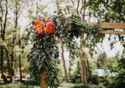 Wedding Lyon Farmette Heather & Monica Floral Arch