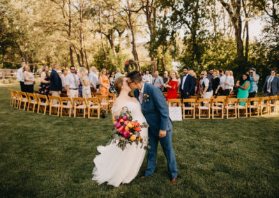 Wedding Lyon Farmette Heather & Monica The Kiss